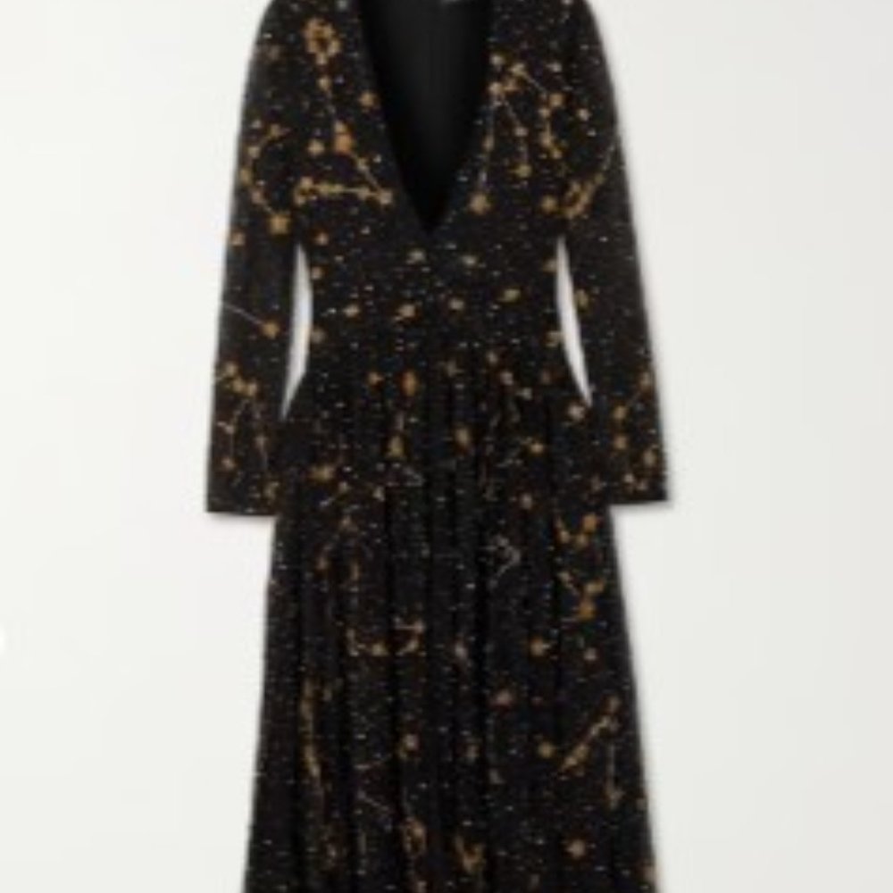 Retrofete Black Galexia Embellished Gown in Small. Never Used w/ Tags